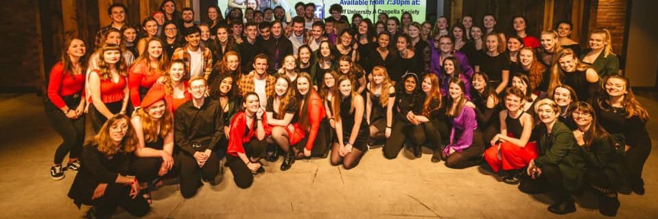 Cardiff University A Cappella banner