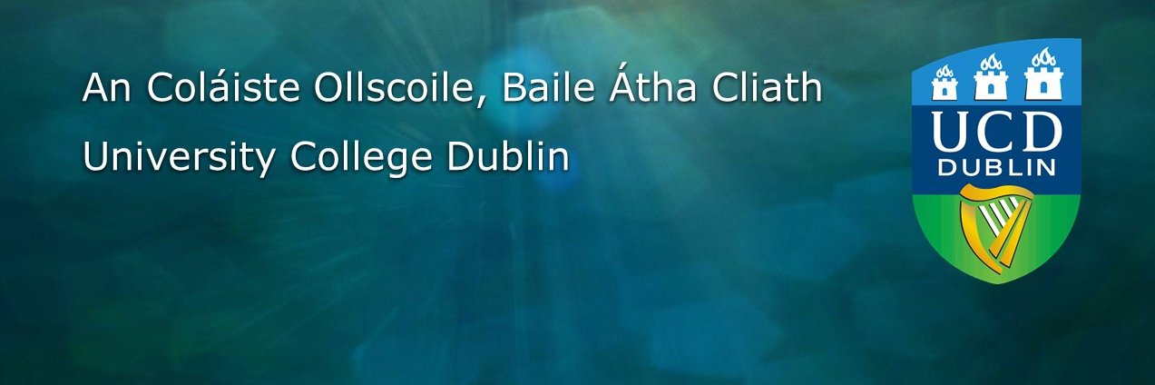 UCD English Studies banner