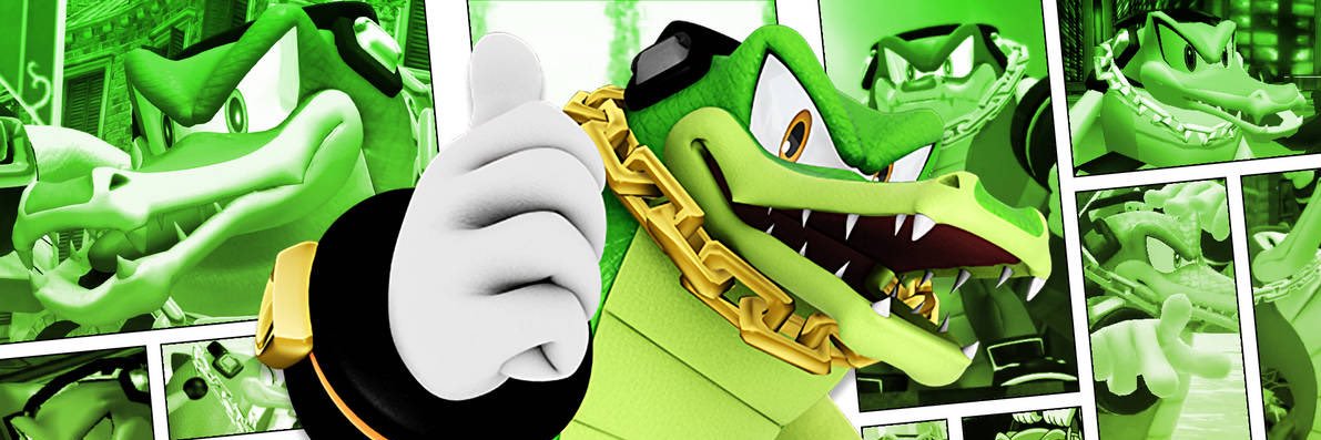 Vector The Crocodile banner
