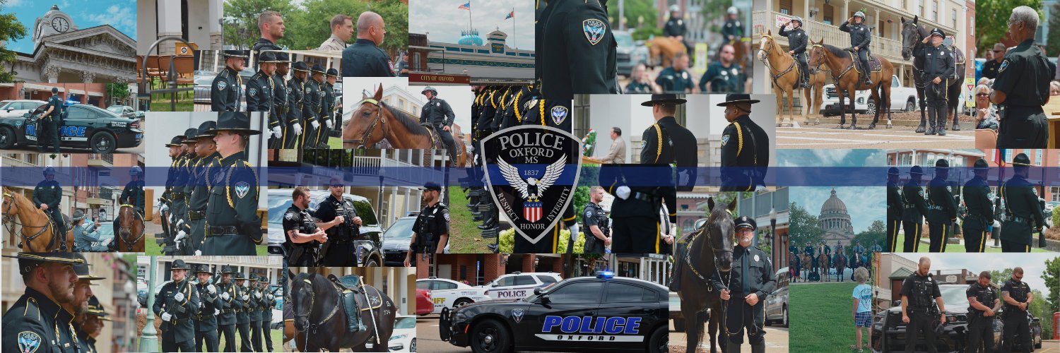 Oxford Police Dept's banner