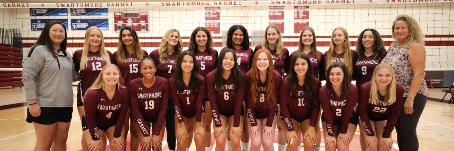 Swarthmore Volleyball banner