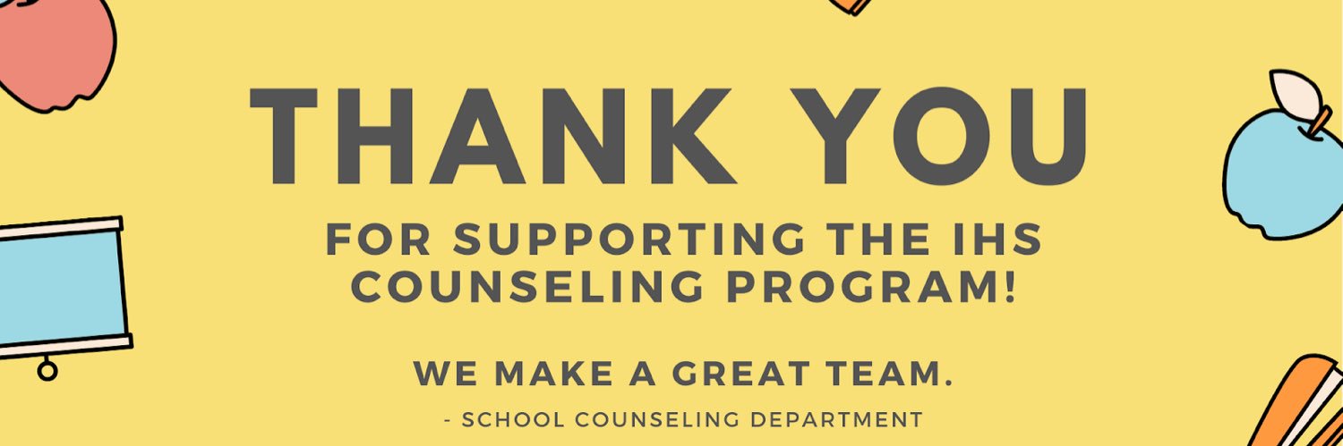 IHS School Counseling banner