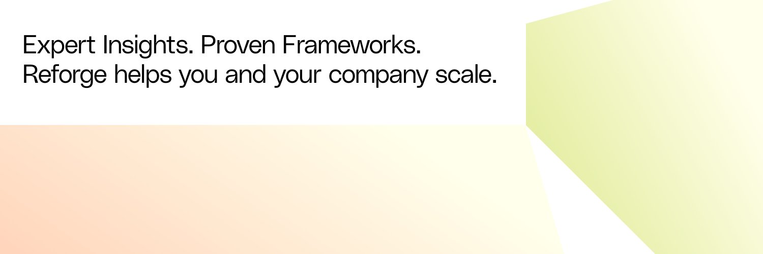 Reforge banner
