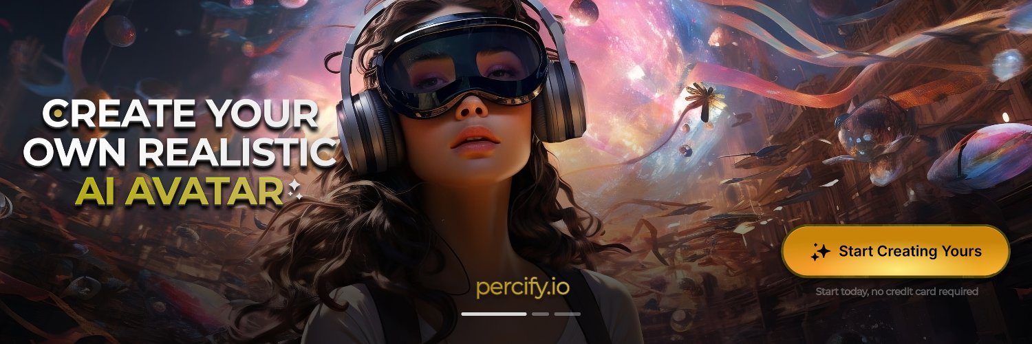 Percify Most Realistic AI Avatars banner