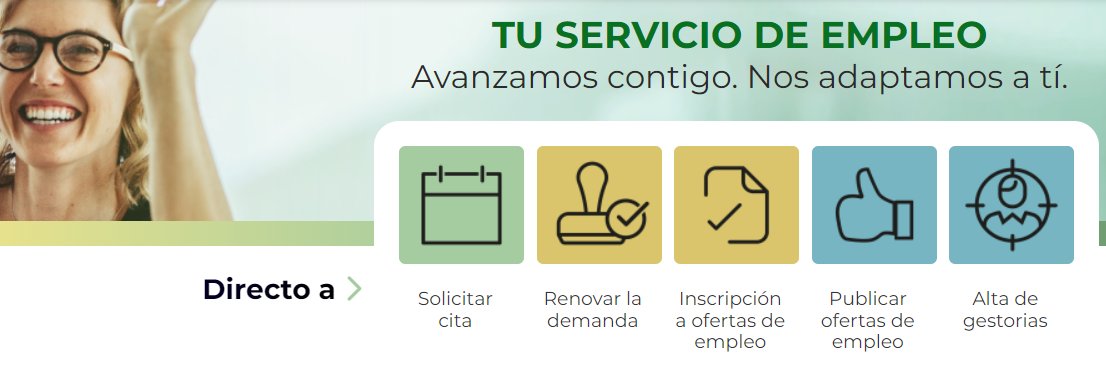 Serv. Andaluz Empleo's banner