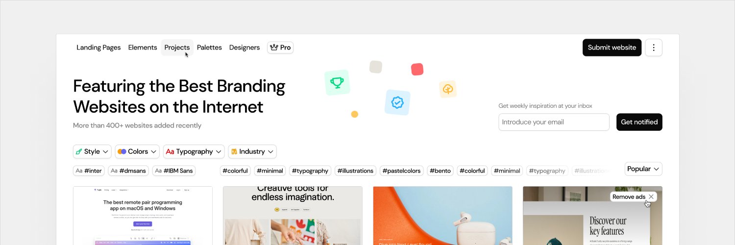 Branding Website banner