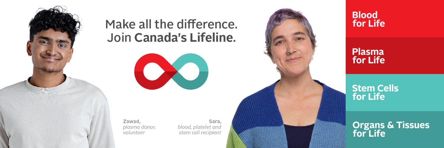 Canadian Blood Services Profile Banner