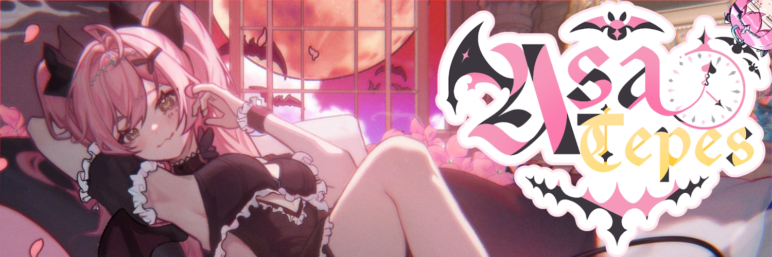 Asa 🩷🦇【VAMPIRE VTUBER】 banner