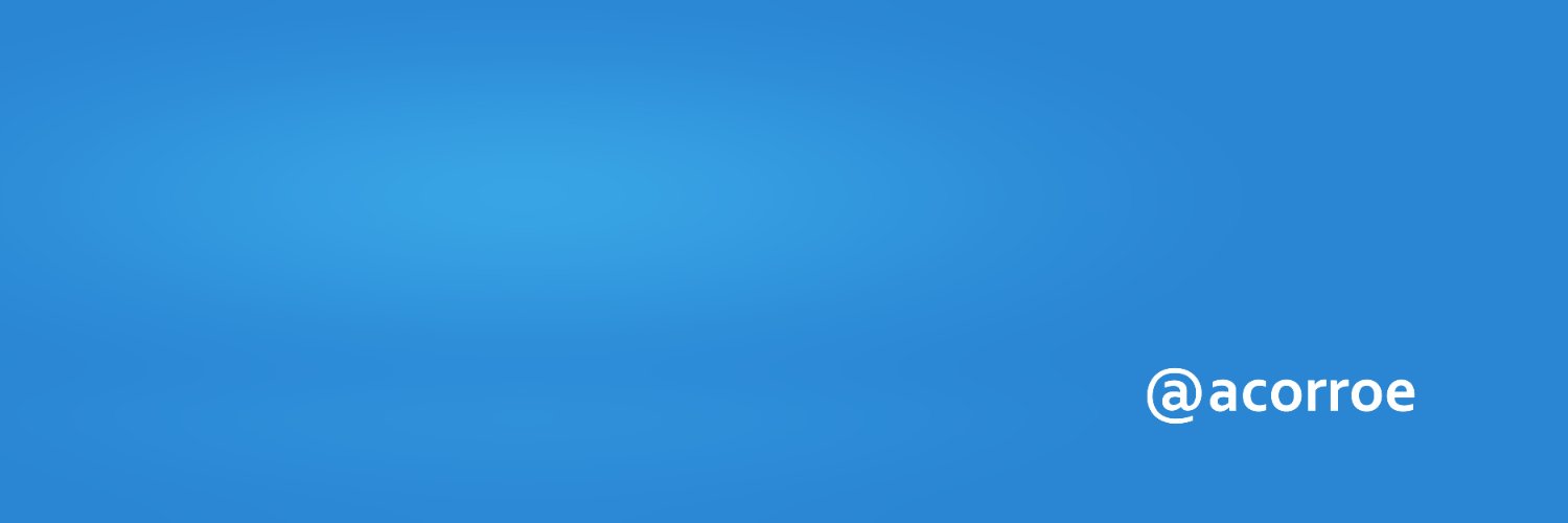 acorroe's profile banner image