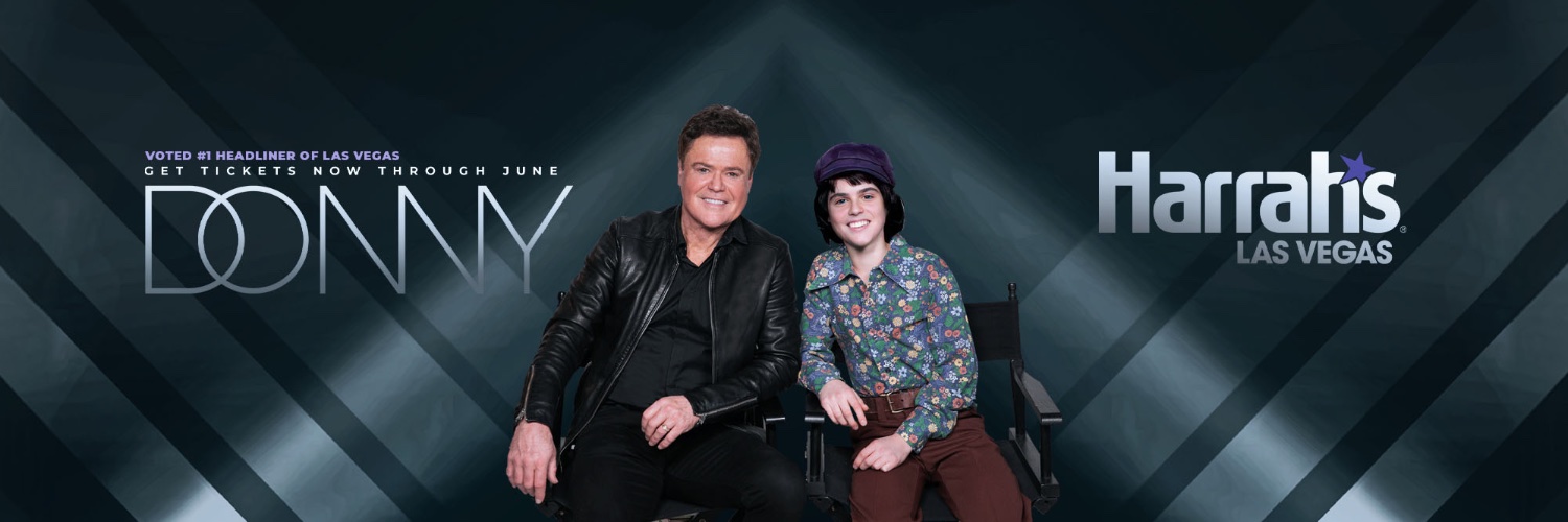 Donny Osmond's banner