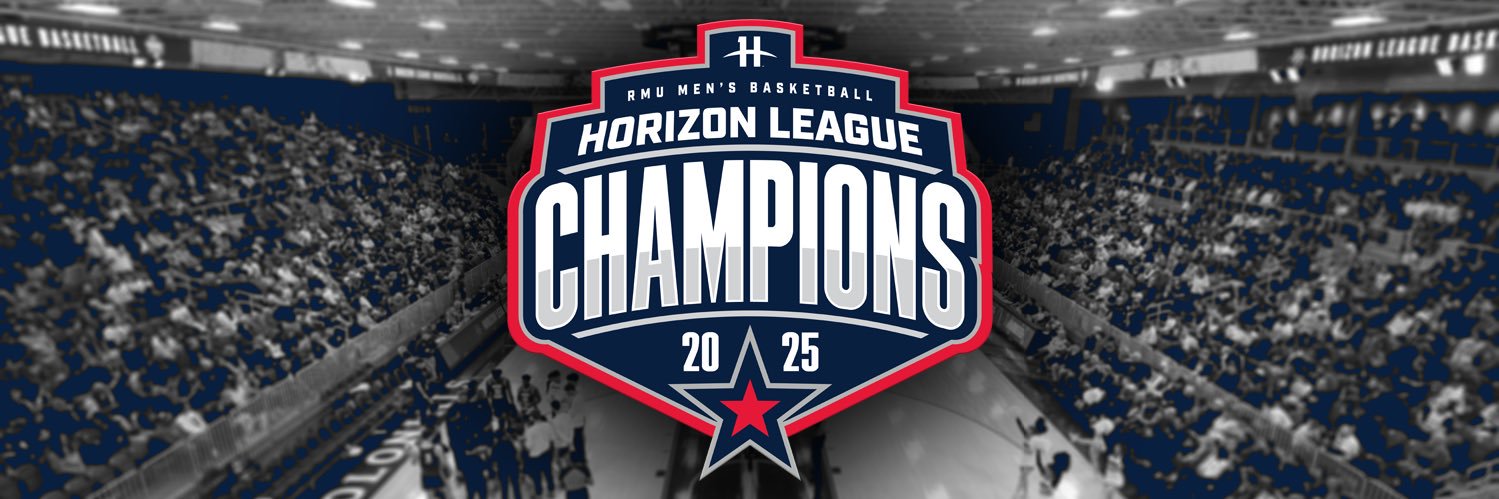 RMU Basketball's banner