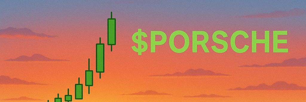 PORSCHE's banner