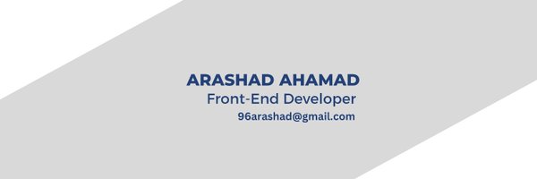ArashadAhamad10 Profile Banner