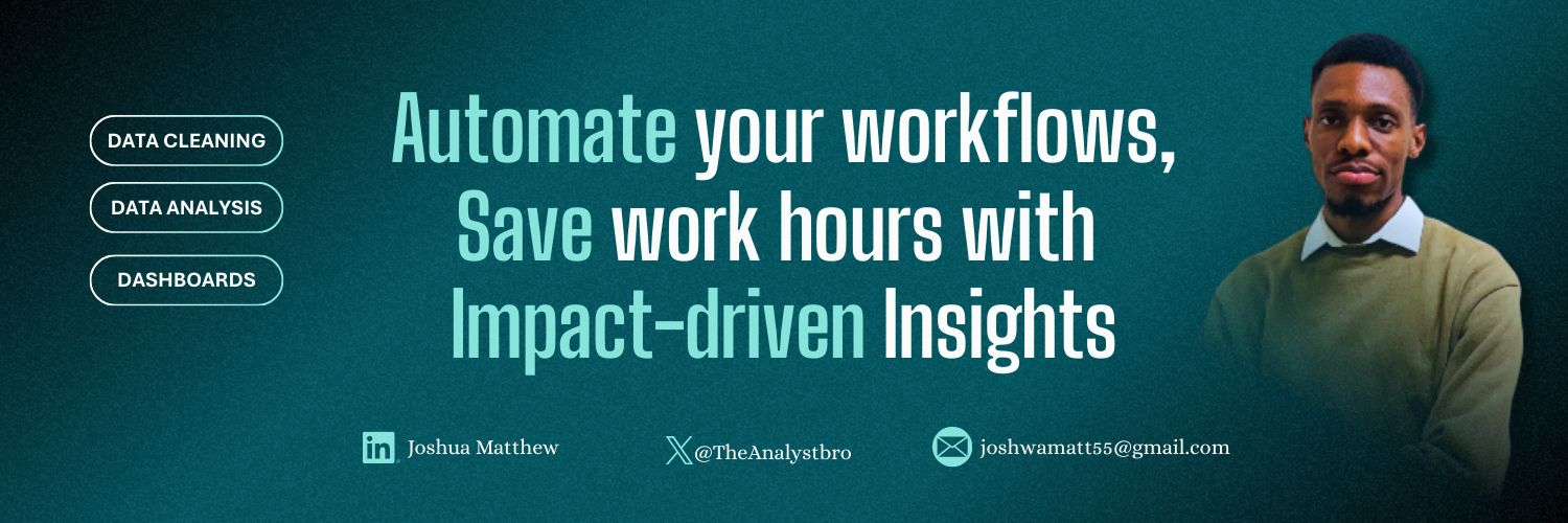 Josh | Data Strategist banner