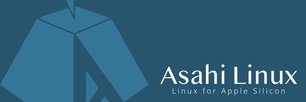 Asahi Linux on X banner