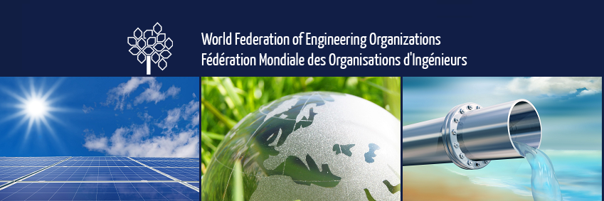 World Federation of Engineering Organizations banner