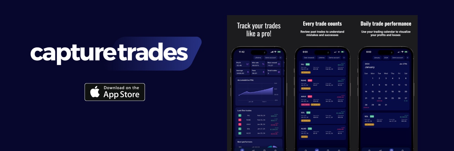 CaptureTrades - Trading Journal banner
