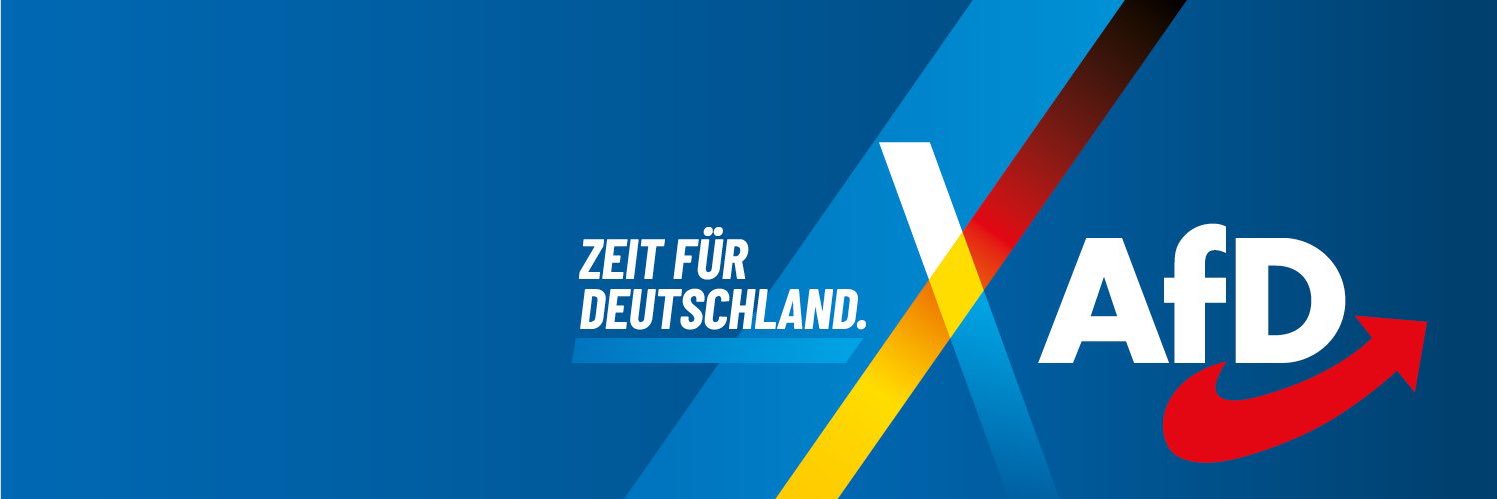 Christian Abel AfD's banner