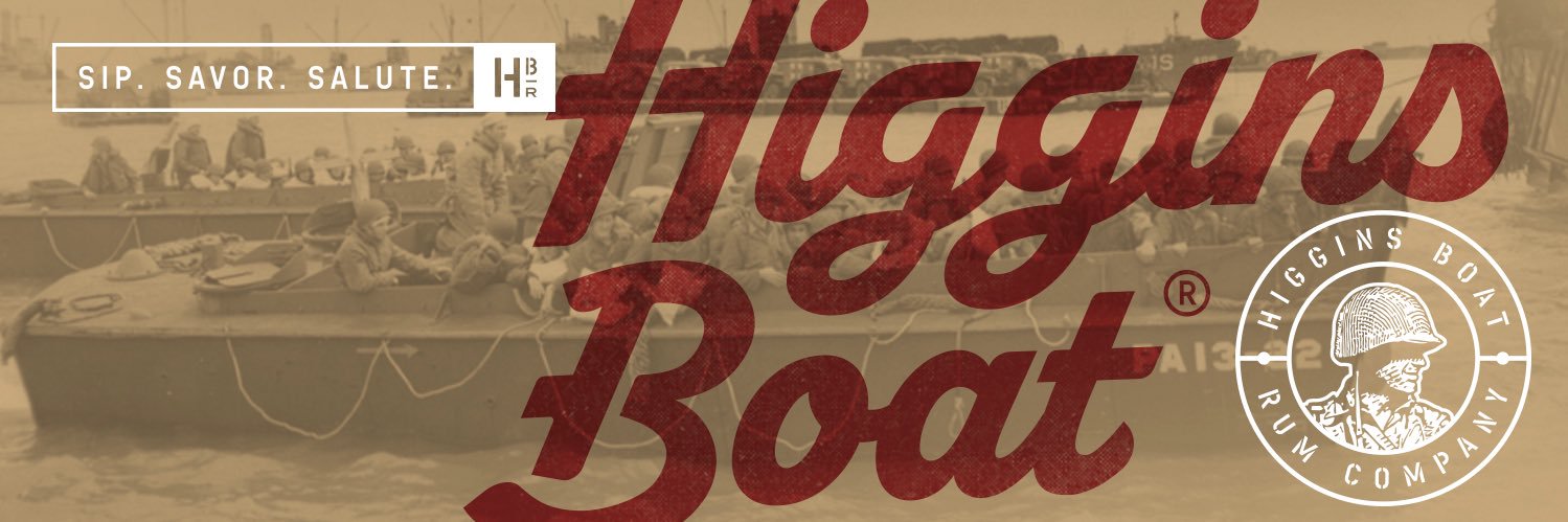 Higgins Boat Rum banner