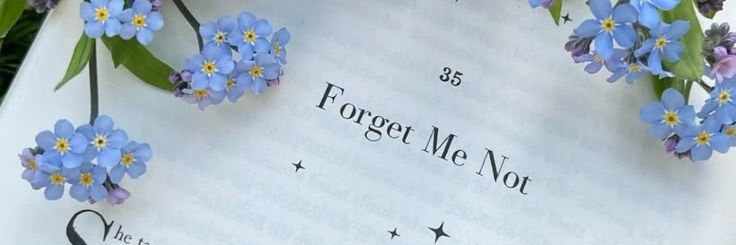 forget-me-not banner