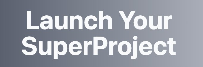 Superlaunch - (🖤,🤍) banner