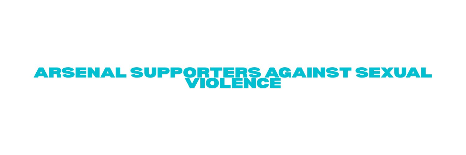 Arsenal Supporters Against Sexual Violence's banner