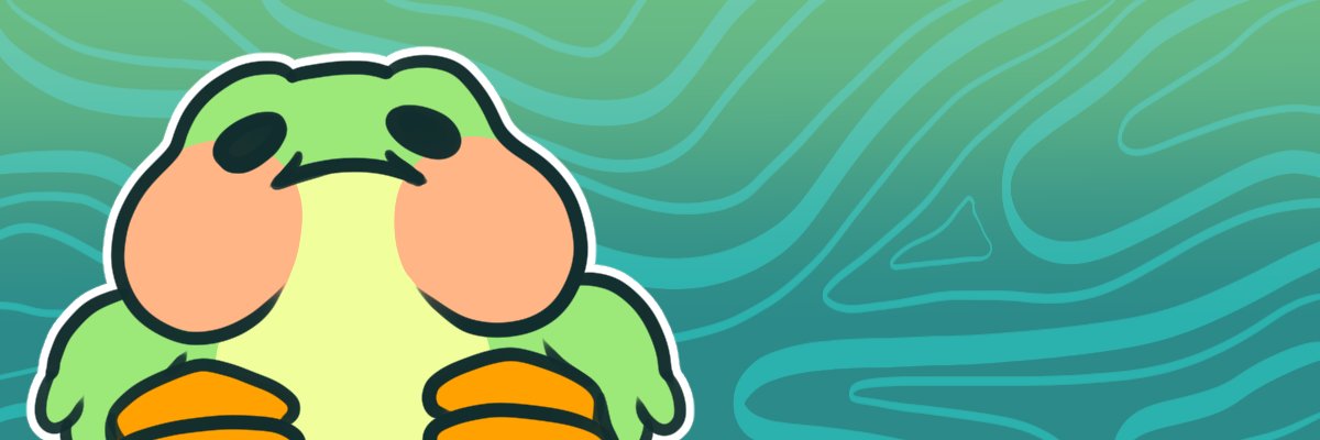 Cwispy 🐸💚| Fwog Yokai Vtuber banner