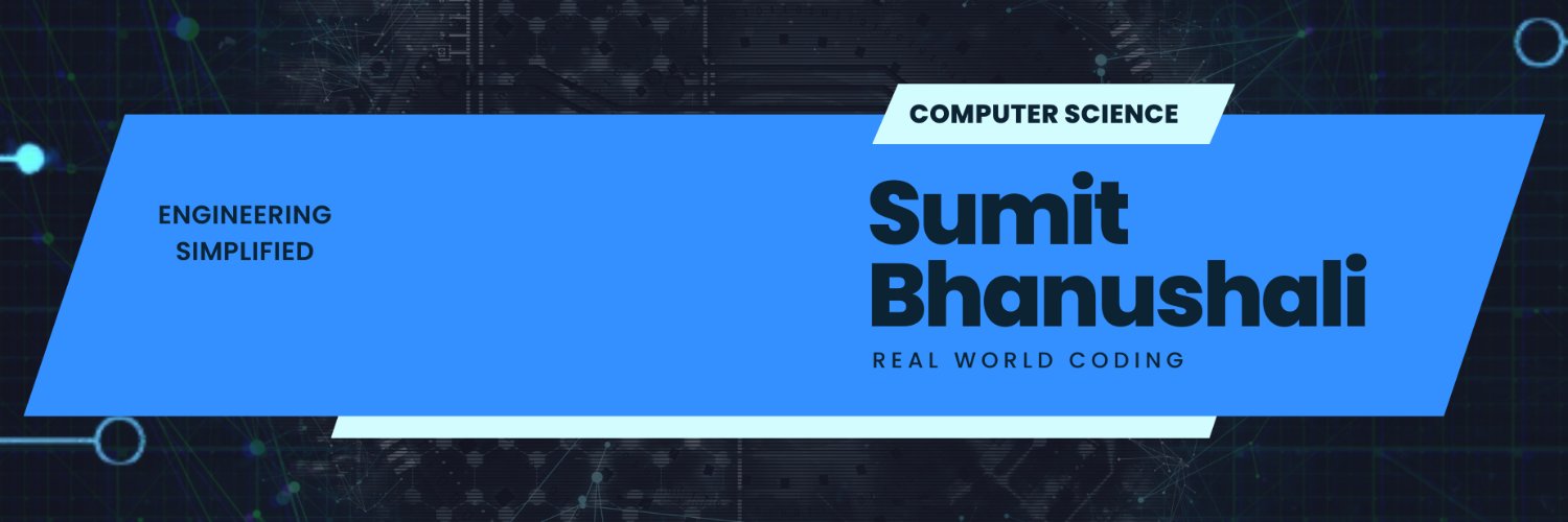 SumitBhanushali's profile banner image