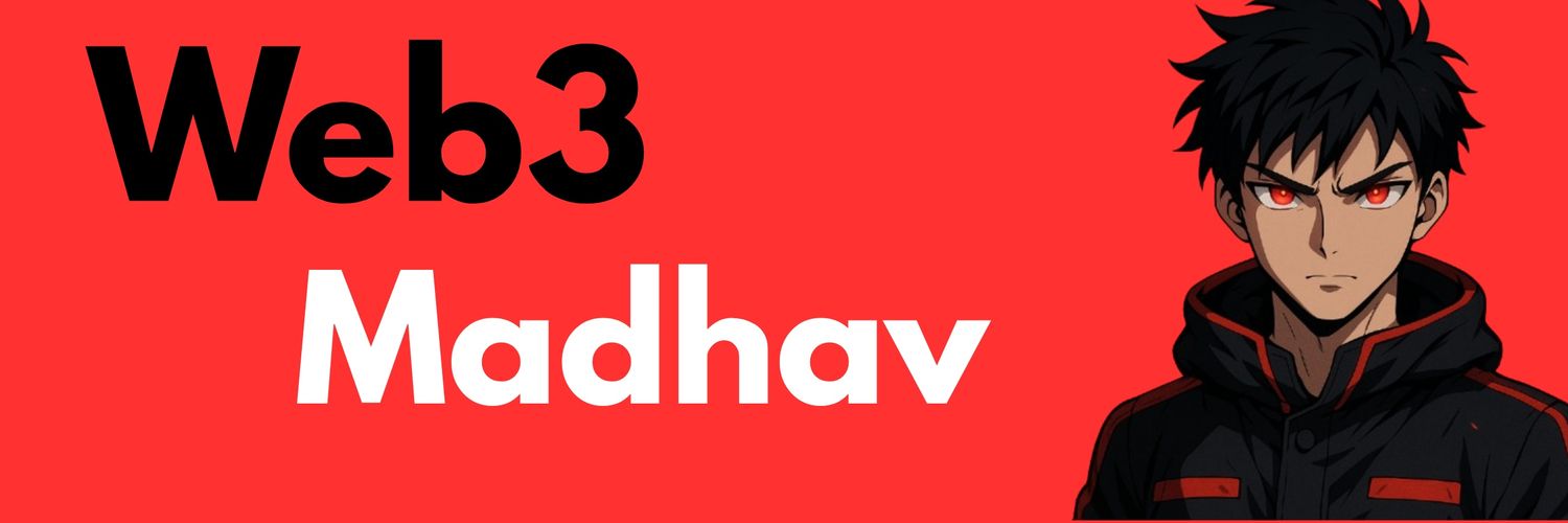 Web3 Madhav's banner