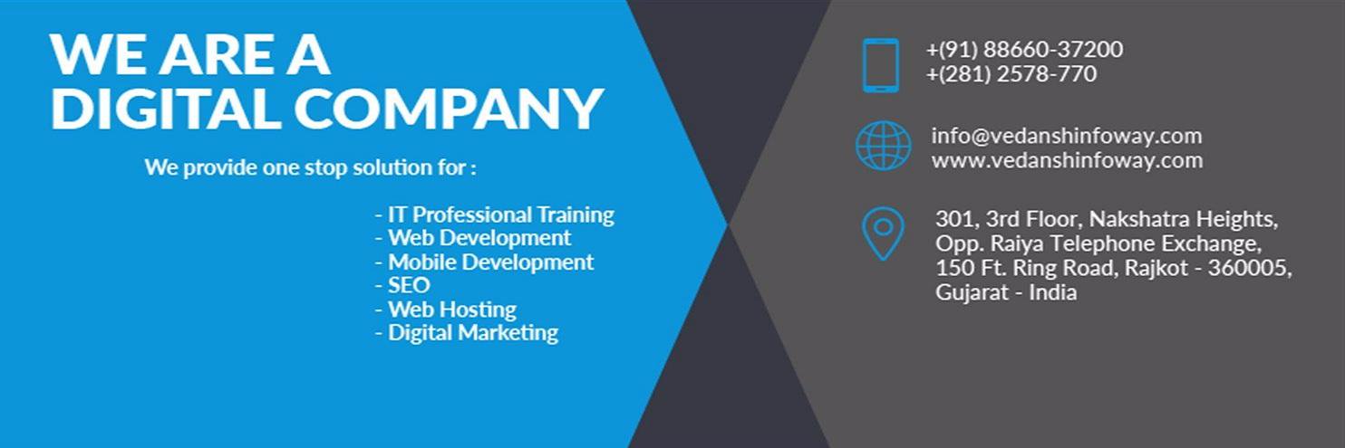 Vedansh Infoway Pvt Ltd banner