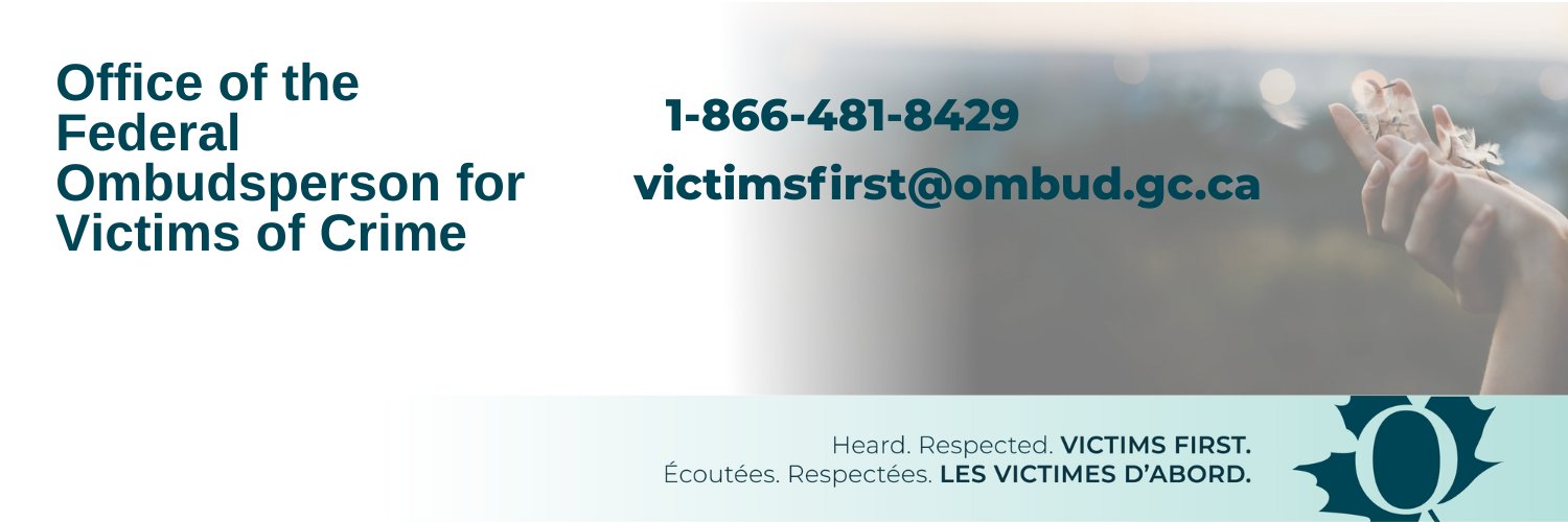 Federal Ombudsperson for Victims of Crime (Office) banner