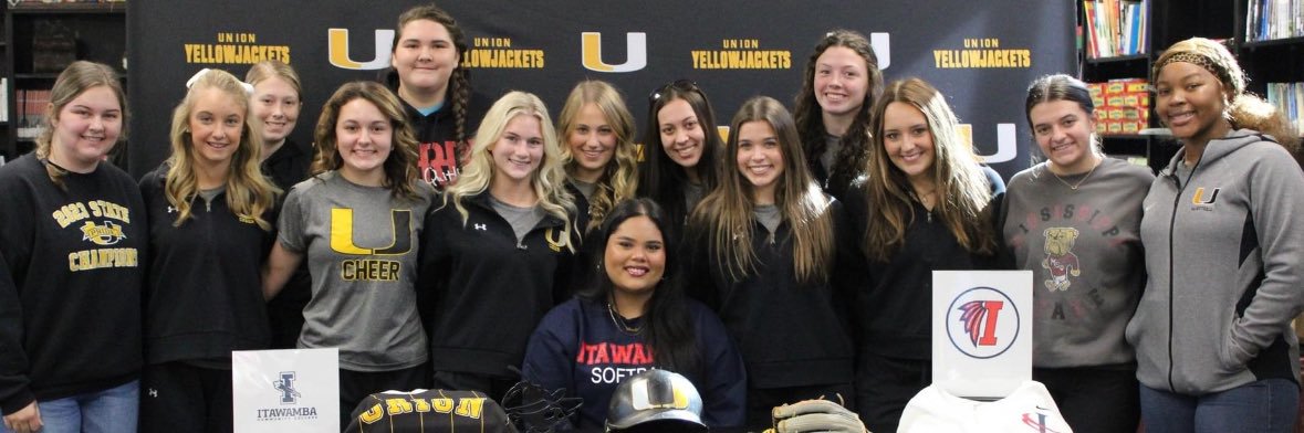 Union High School Softball banner