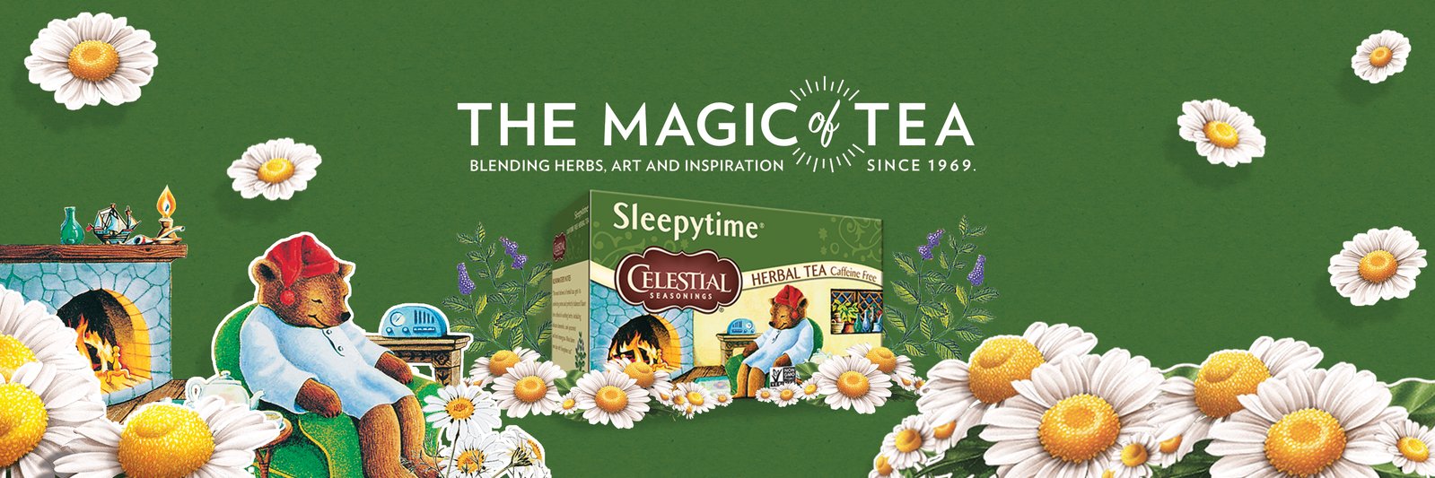 Celestial Seasonings banner