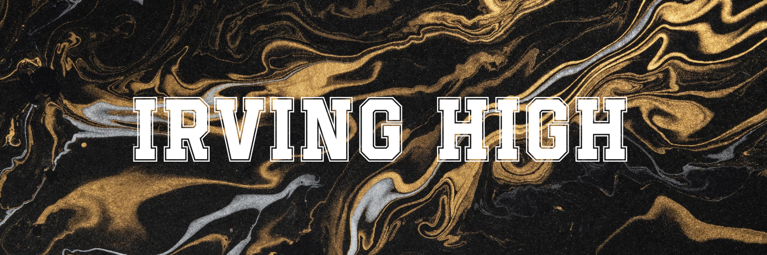 Irving High School banner