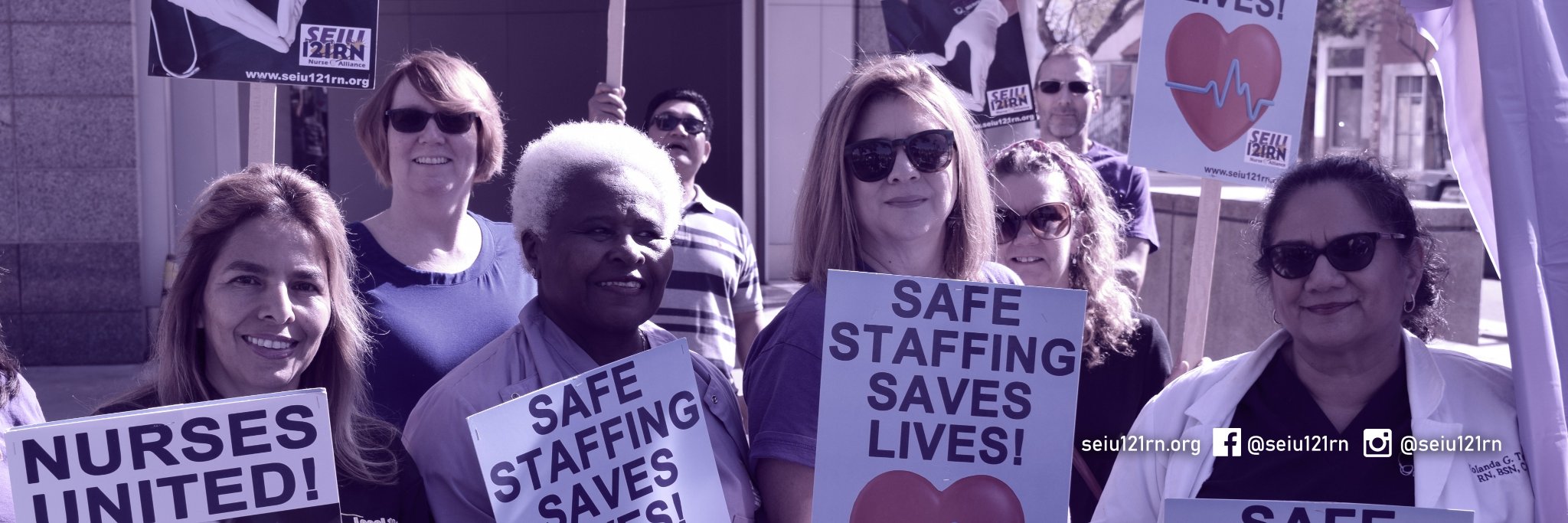 SEIU Local 121RN banner