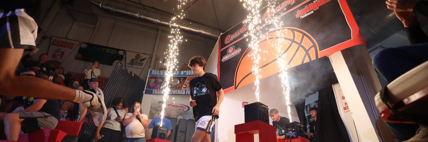 Justagame Fieldhouse's banner