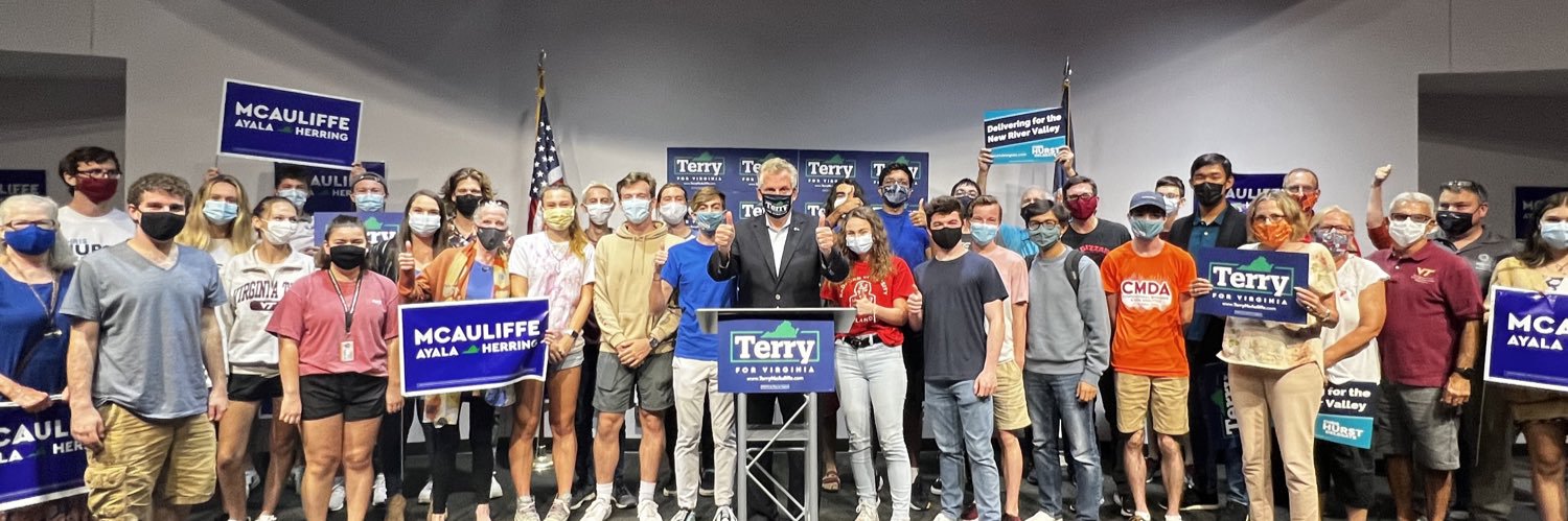 Young Democrats at Virginia Tech banner