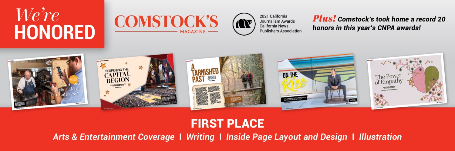 Comstock's magazine's banner