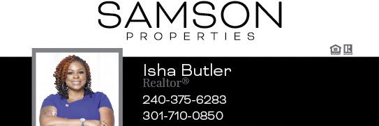 Isha Butler REALTOR® banner