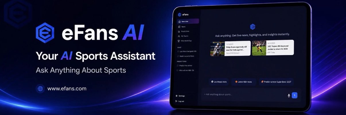 eFans's profile banner image