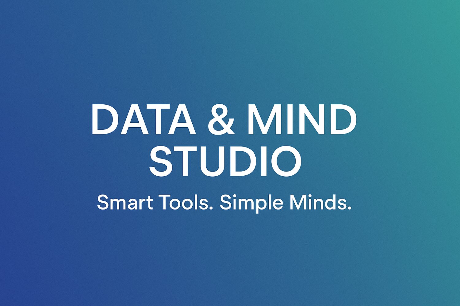 Data & Mind Studio banner