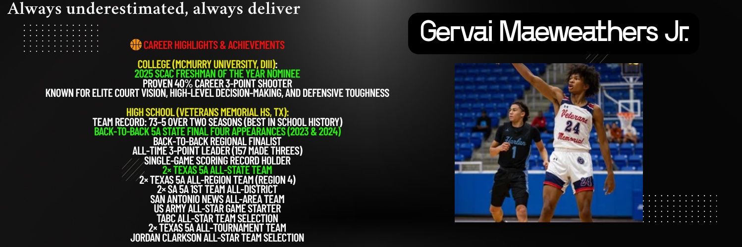 Gervai Maeweathers Sr. banner