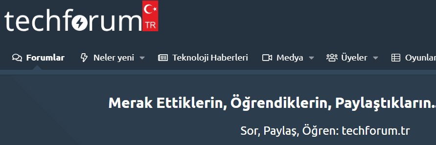 TechForum.TR banner