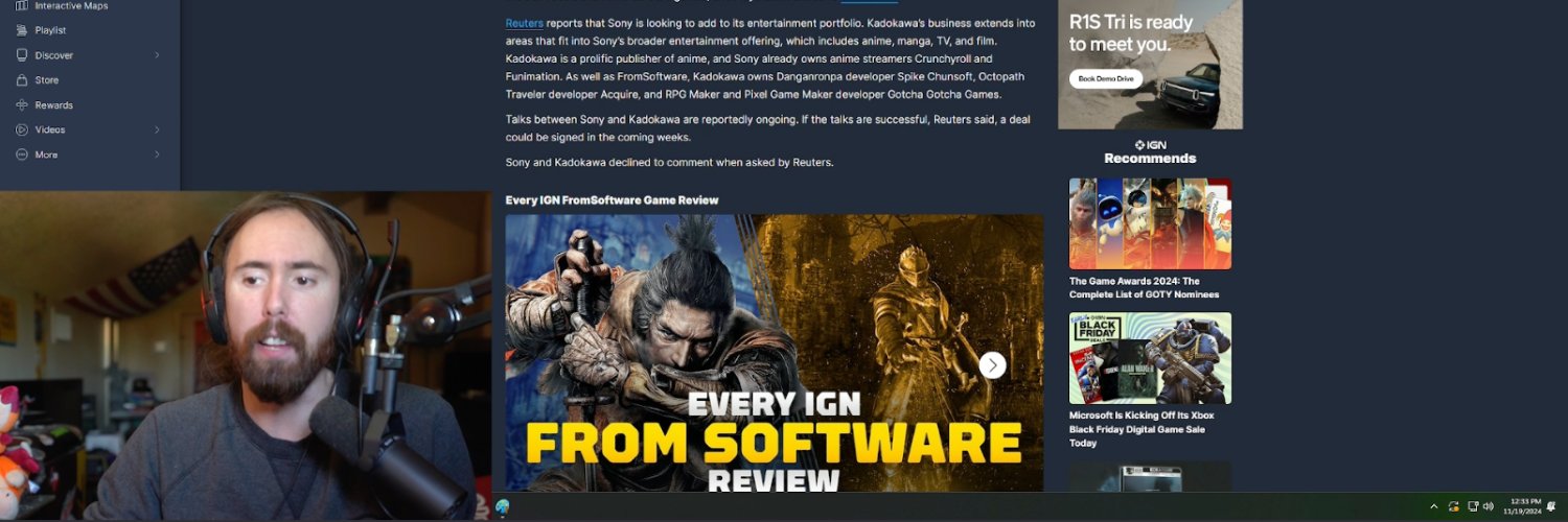 Asmongold Clips banner