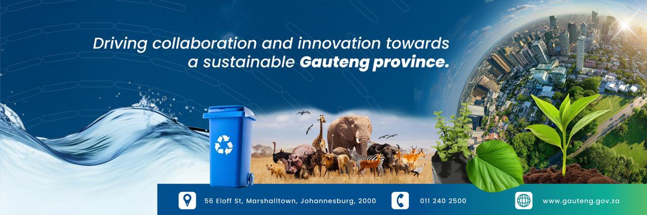 Gauteng Department of Environment banner