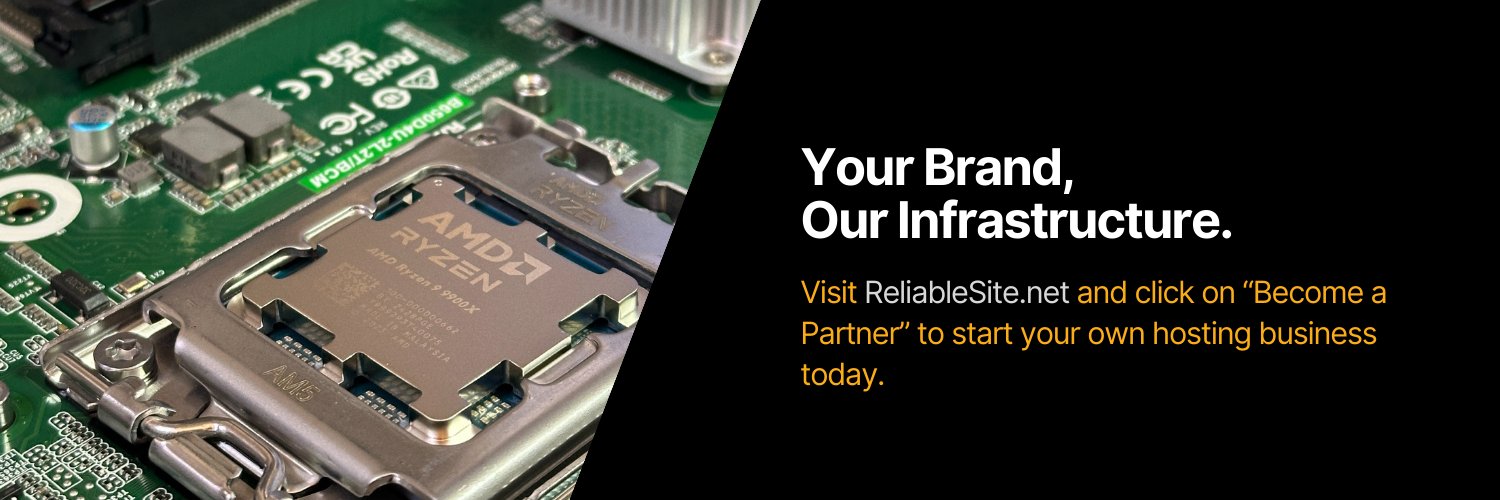 ReliableSite Hosting banner