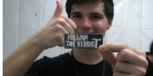 FOLLOW THE VERDICT banner