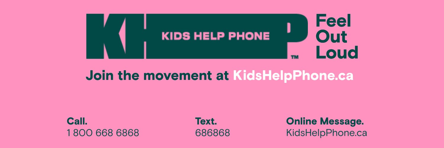 Kids Help Phone banner