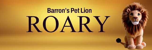ROARY (Barron's Pet Lion) banner