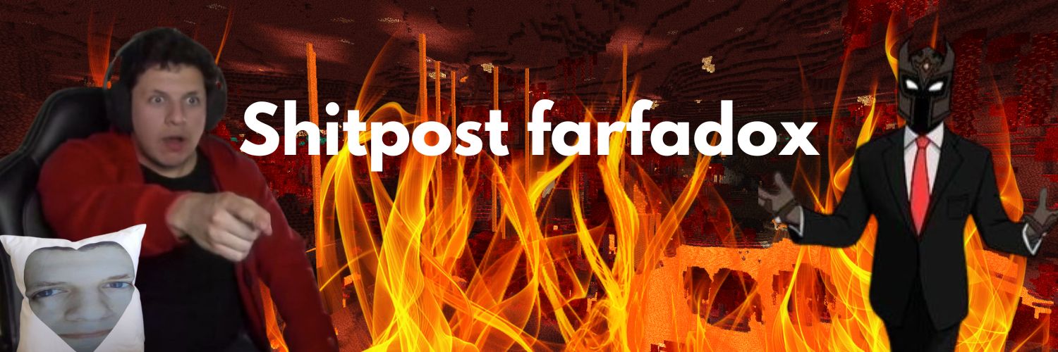 Shitpost Farfadox banner